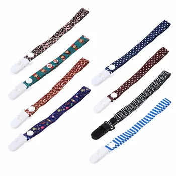 

OOTDTY Baby Nipple Chain Clip Anti Drop Pacifier Holder Cartoon Newborn Infants Soother