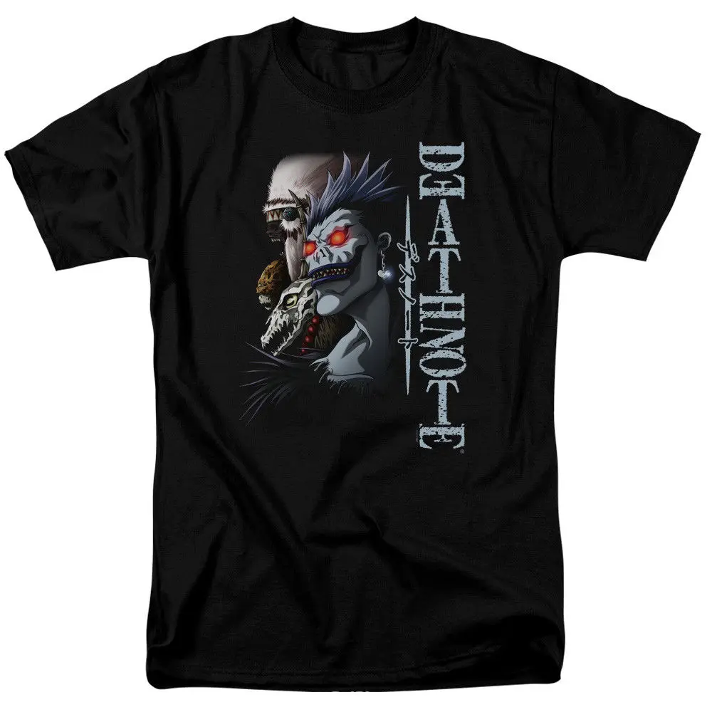 

100% Cotton Print Mens Summer Death Note Shinigami Licensed Adult T Shirt Tee Shirt