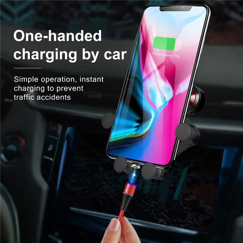  USLION 3A Magnetische Typ-C USB Kabel Telefon Magnet Kabel Schnell Ladegerät USB Micro Typ C Ladung