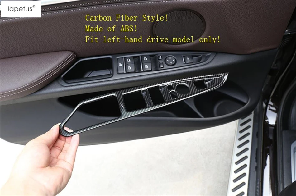 Lapetus аксессуары для BMW X5 F15 2014 2017/X6 F16 2015 2018 Внутренняя дверь автомобиля подлокотник