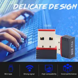 1 pc USB WI-FI адаптер беспроводной мини-адаптер Fast Скорость сетевой карты RTL8188 150 м Новое поступление