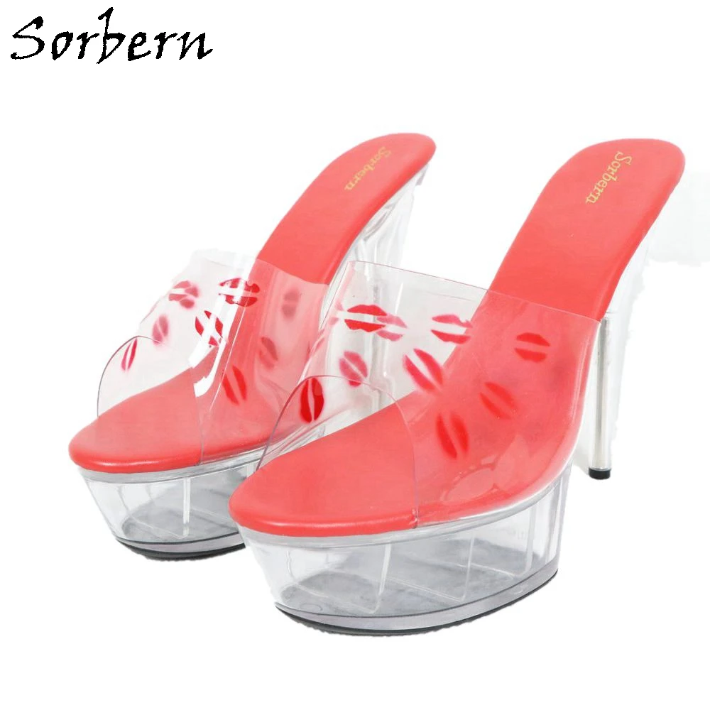 size 13 clear heels