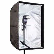 70*50 см фотографическое оборудование Фотостудия вспышка со светоотражателем тканевый зонтик софтбокс для фото видео