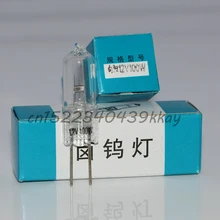 Внутренний 12v100w галогенный Вольфрам лампа Микроскоп лампочка x лампочка для машинки