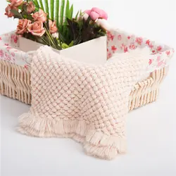 Крючки для вязания шерстью одеяло для новорожденного реквизит для фотографии массивное вязаное одеяло корзина наполнитель 4 цвета