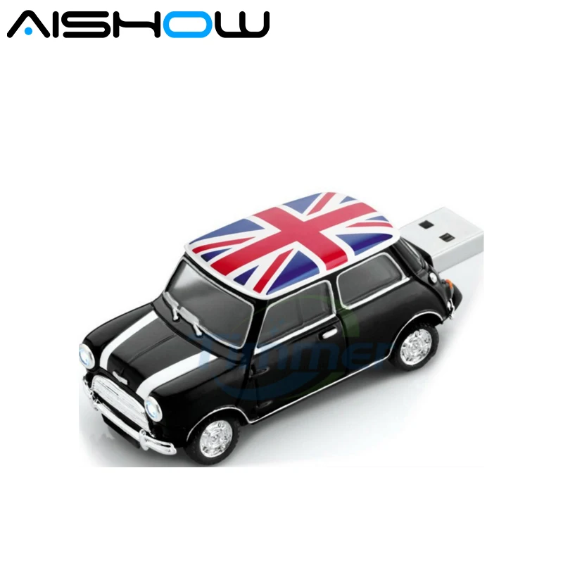 Креативный U диск 8 ГБ 16 ГБ 32 ГБ USB Mini cooper милый мини авто USB флеш-накопитель автомобильная карта памяти