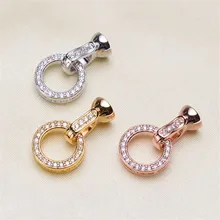 

Wholesale DIY Natural Stones Beads Jewelry Making Accessories Silver/Gold/Rose Gold Metal Connector Clasps Findings
