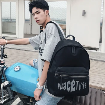 

Tidog Korean double waterproof nylon cloth backpack