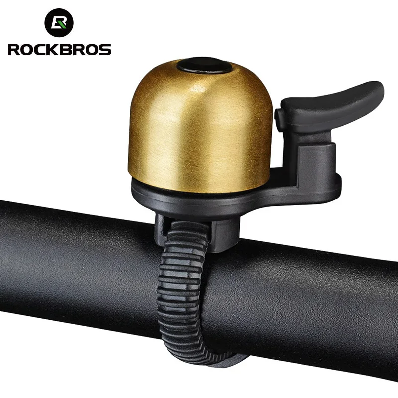 ROCKBROS горный велосипед MTB велосипедные рога велосипедные колокольчики медный материал складной велосипед велосипедный Звонок аксессуары 47 г 4 цвета - изображение