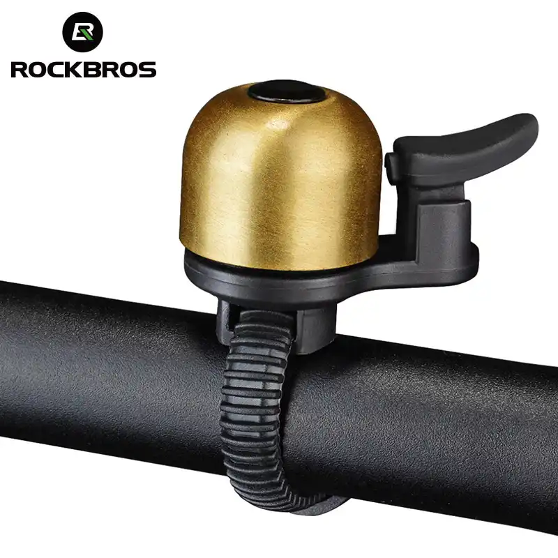 ROCKBROS горный велосипед MTB велосипедные рожки велосипедные колокольчики медный материал складной велосипед велосипедный Звонок аксессуары 47 г 4 цвета - изображение
