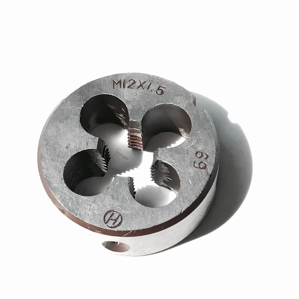 New 1pc Metric Right Hand Die M12X1.5mm Dies Threading Tools M12 mm x 1.5 mm