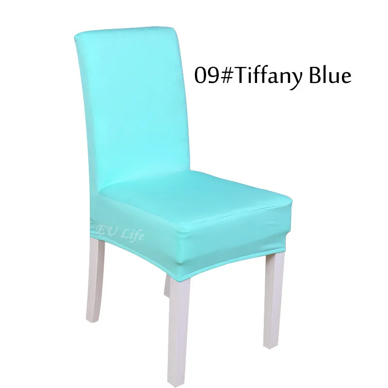 Универсальные Полиэстеровые чехлы на кресла стрейч спандекс эластичные чехлы на кресла для банкета домашнего свадебного украшения домашнего текстиля Silpcover - Цвет: Tiffany