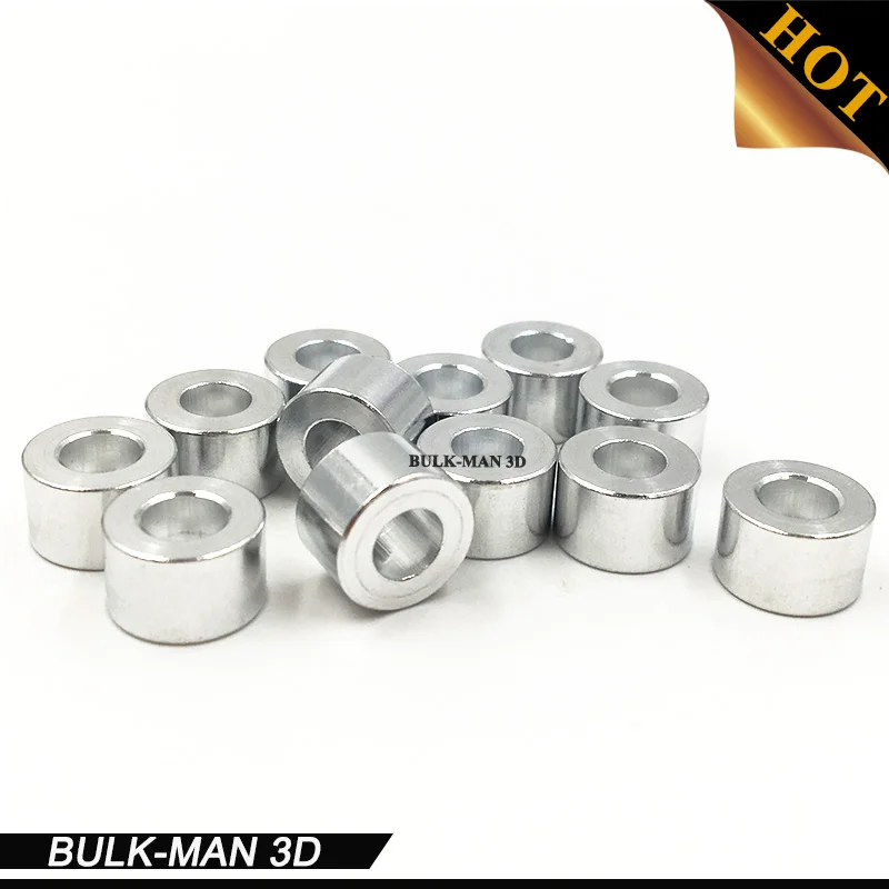 1000pcs/Lot wholesale M5 Aluminum Spacer 3mm/1/8''mm/6mm/1/4''mm/9mm