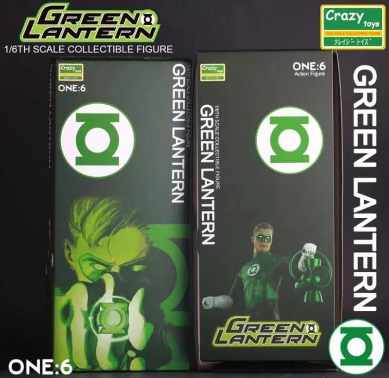 Сумасшедшие игрушки 1:6 Зеленый Фонарь вариант ПВХ фигурка Параллакс Hal переменная Коллекционная модель игрушки Brinquedos