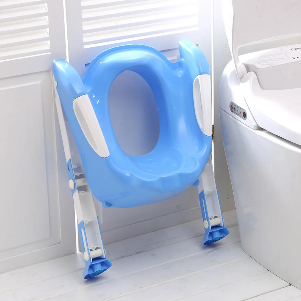 Новое арривиальное горшок туалет тренировочное сиденье шаг лестница-стул регулируемый тренировочный стул для детей ребенок шаг стул