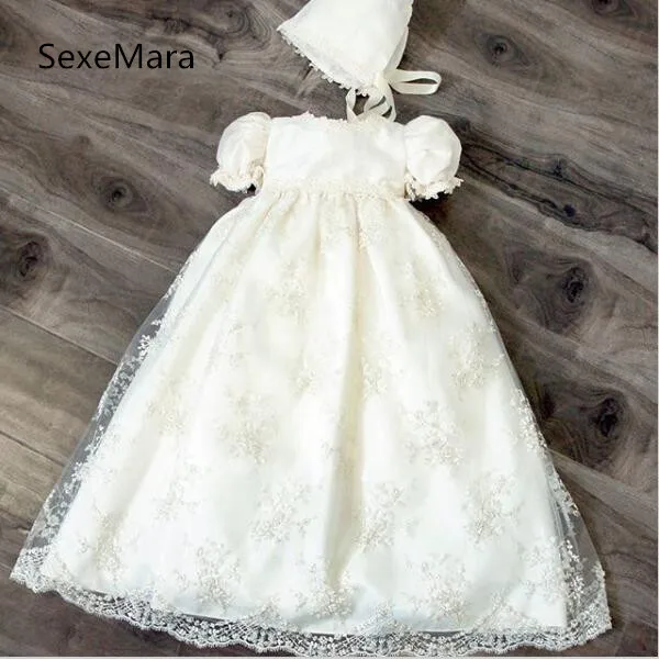 short baptism dress