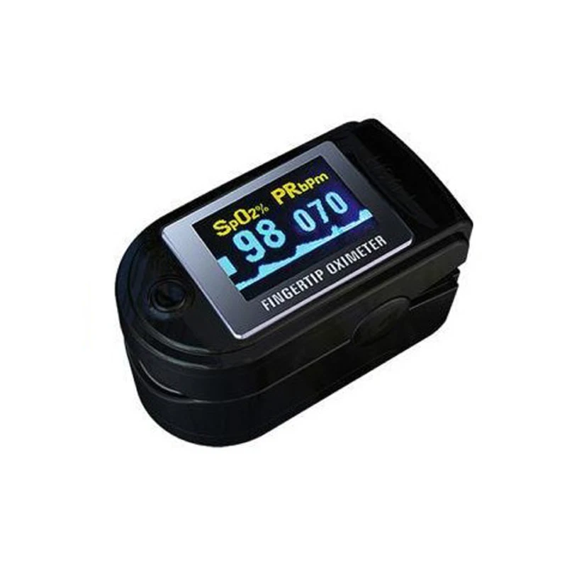 

with color box packing fingertip pulse oximeter spo2 monitor pulse oximeter module CMS 50D SPO2 and pulse rate