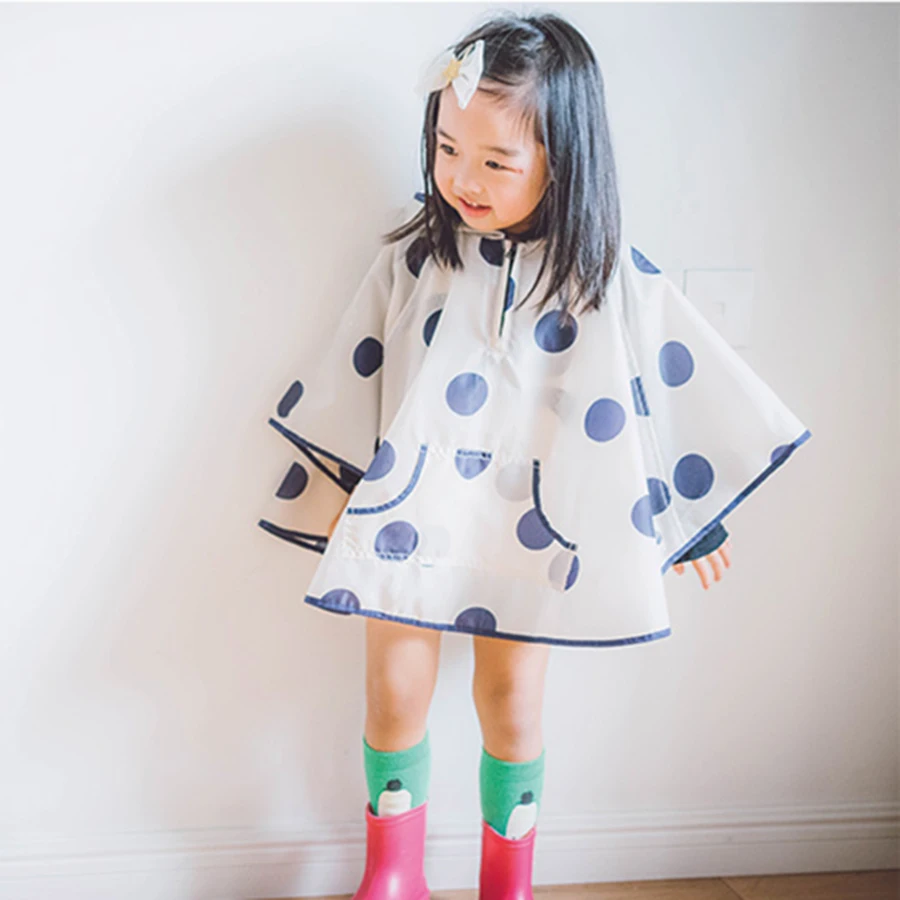 Baby Outdoor Hiking Toddler Girl Rain Coat Kids Boys Children Clear