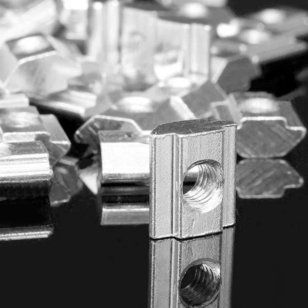 Useful 50pcs M5 T Sliding Nut Zin Plated Carbon Steel for 2020 Aluminum Profile|Гайки| |