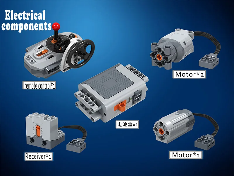 remoto 2.4 ghz técnica com caixa motor