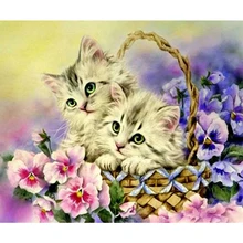 Обычай алмаз живопись эйген fotocat cat Мандала Цветы алмаз живопись полный квадратный/круглый фильмы рождественские украшения maison