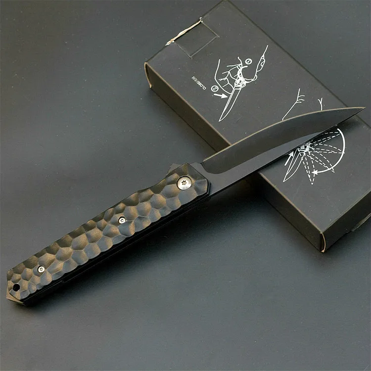 PEGASI японский самурайский складной нож Быстрый открытый черный и серебряный джунгли складной нож Путешествия складной нож тактический нож