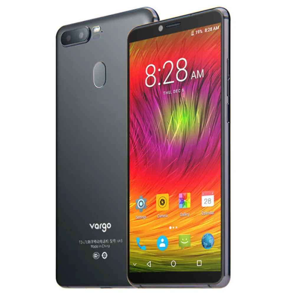 VARGO ZHUOYUE 3 VX3 4G LTE Smartphone 6GB RAM 128GB ROM MTK6757 2.3GHz Octa Core 5.7 Inch HD Screen Dual Camera Android 7.1 VARGO ZHUOYUE 3 VX3 4G LTE Smartphone 6GB RAM 128GB ROM MTK6757 2.3GHz Octa Core 5.7 Inch HD Screen Dual Camera Android 7.1