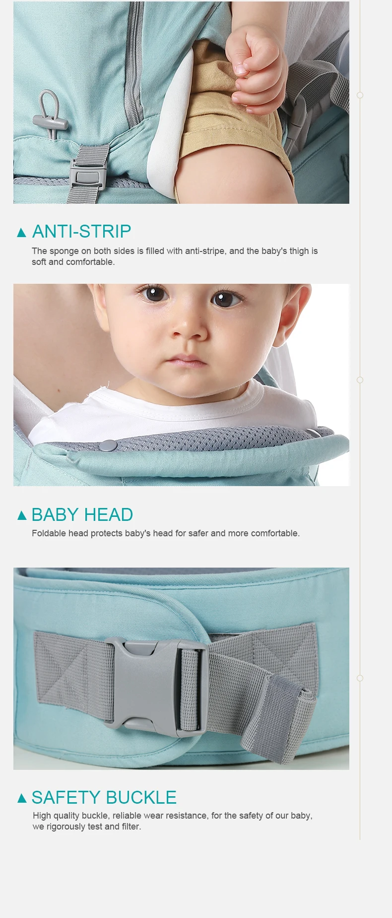 Ainomi Porte Bebe Ergonomique Sac A Dos Pour Nouveau Ne Prevention Des Jambes De Type O Echarpe Kangourou Aliexpress