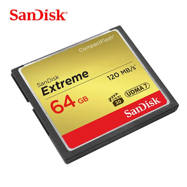 Cheap SanDisk Extreme CompactFlash Memory Card 32GB 64GB 128GB VPG-20 UDMA 7 CF Card Full HD Video For DSLR Camera Read 120MB/s SDCFXS Cheap SanDisk Extreme CompactFlash Memory Card 32GB 64GB 128GB VPG-20 UDMA 7 CF Card Full HD Video For DSLR Camera Read 120MB/s SDCFXS