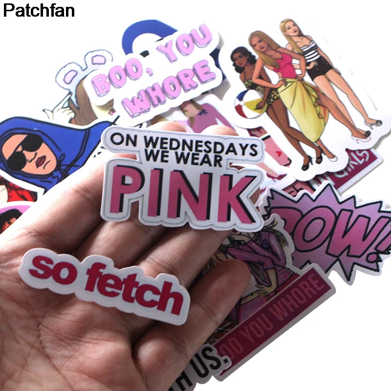 Patchfan 20 штук означает девушки творческие значки DIY декоративные наклейки стиль