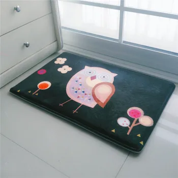 

Cute Cartoon Owl Bathroom Carpet For Toilet Doorway 1 pcs Soft Bathroom Carpet Floor Rug Non-Slip Bath Mat Pad tapis de bain