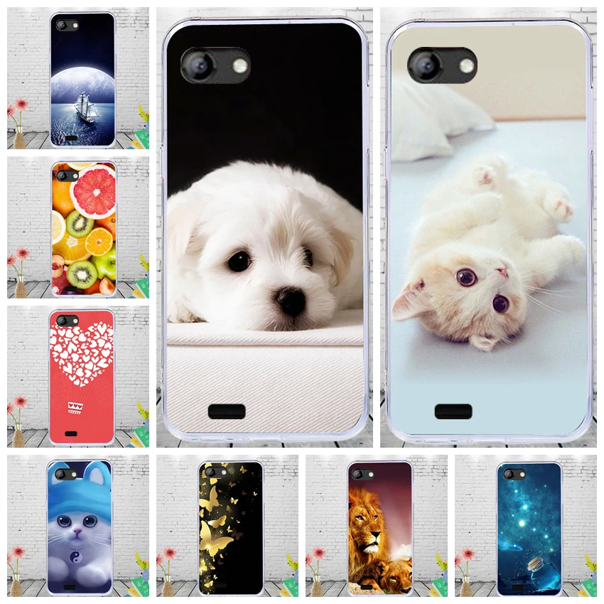 

CALROVTE Cartoon Animal Patterned Phone Case For Vertex Impress Luck Soft TPU Silicone Back Cover For Vertex impress luck Cases