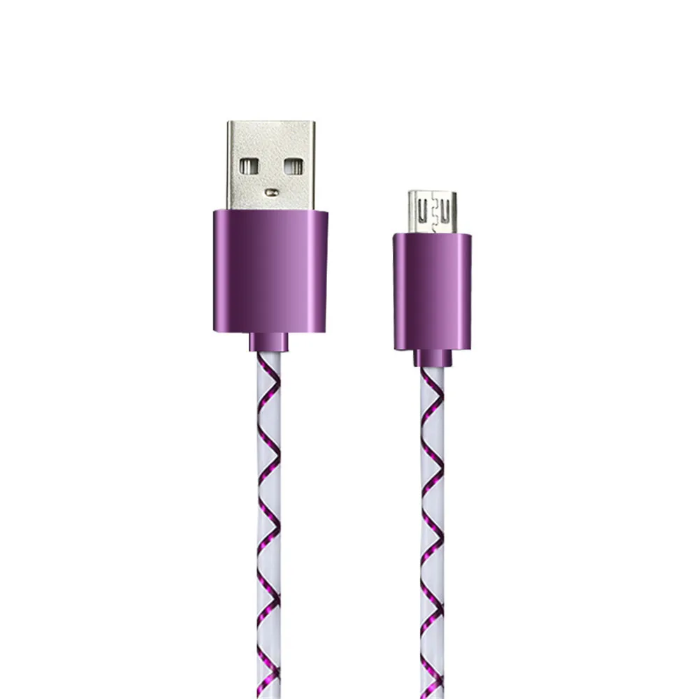 2Pcs Universal Micro USB Cable Charging Cord Compatible Android Cell Phone Cables For Samsung For Huawei Honor For Xiaomi