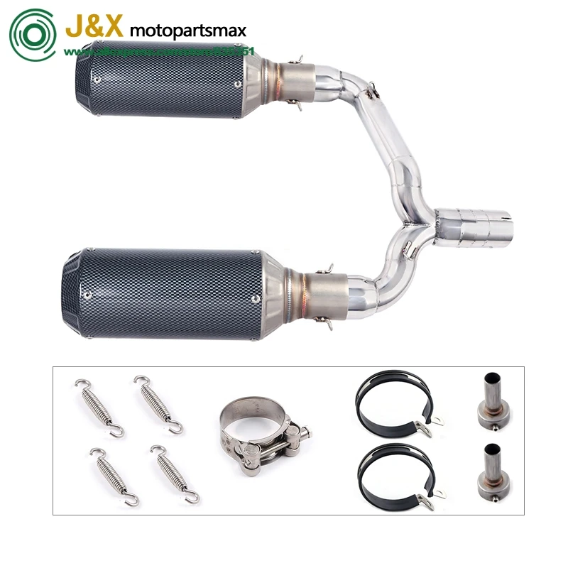 Слипоны для suzuki GSR400 GSR600 BK400 BK600 GSR BK 400 600 мотоцикл Exhuast Escape полная выхлопная средняя
