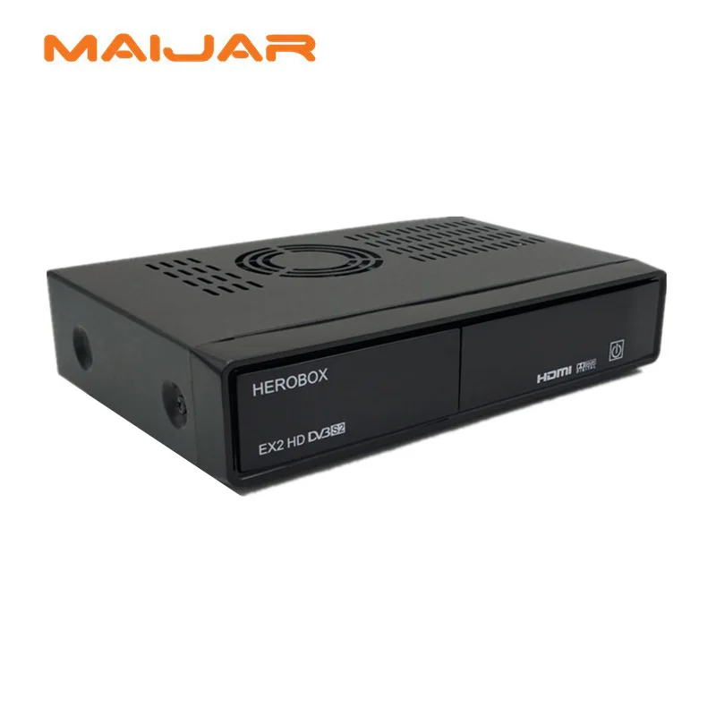 new tv box DVB-S2 type Herobox EX2 HD support media player and openpli blackhole openatv openvix etc image HEROBOX EX2 HD