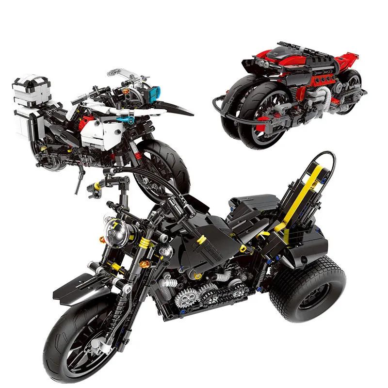 

Diy Building Blocks Technic Motor The Heavy Motorcycle Model Compatible with L Brand Educational Toys for Children Kids Gift