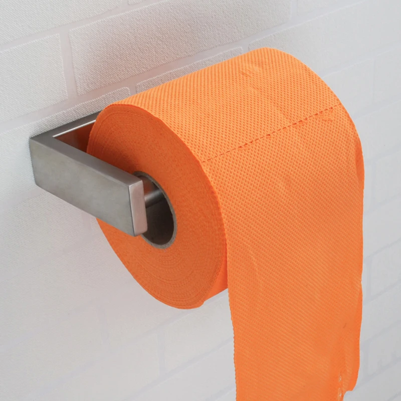 Vidric SU304 stainless steel brushed paper holder Square fixed Roll