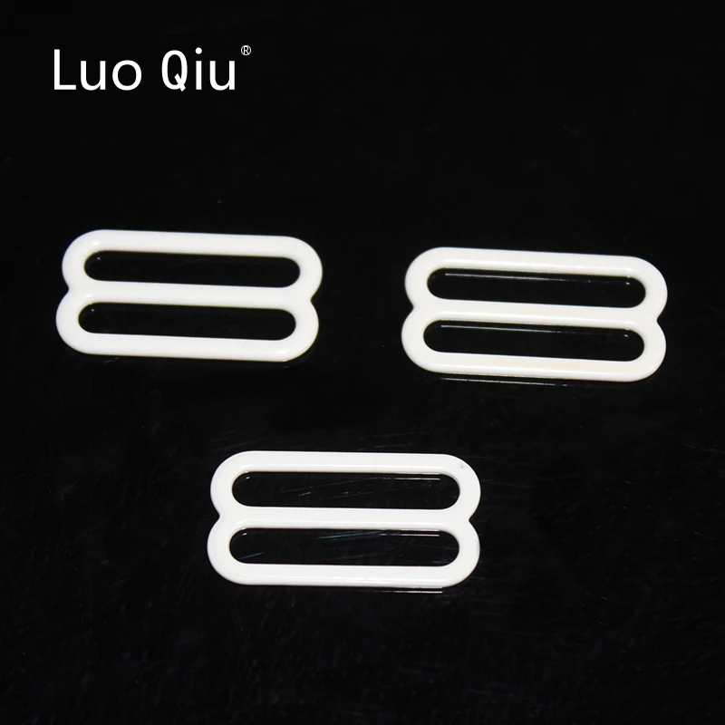 Luo Qiu белый бюстгальтер 25 мм с Регулируемыми пряжками (100 шт./лот) 8 бюстгальтеров