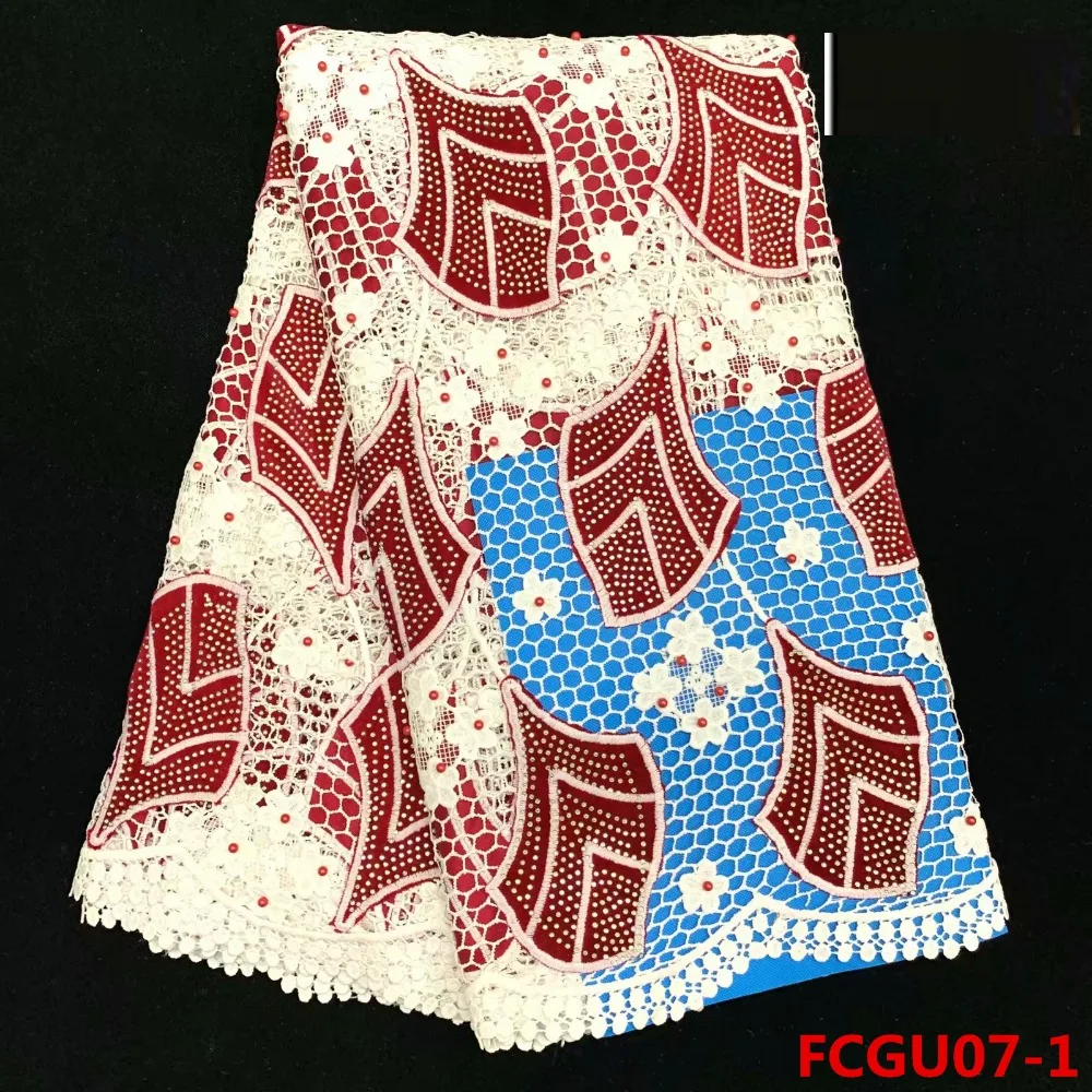 

2019 haniye nigerian cotton guipure cord lace fabric for women dresses guipure lace with stone