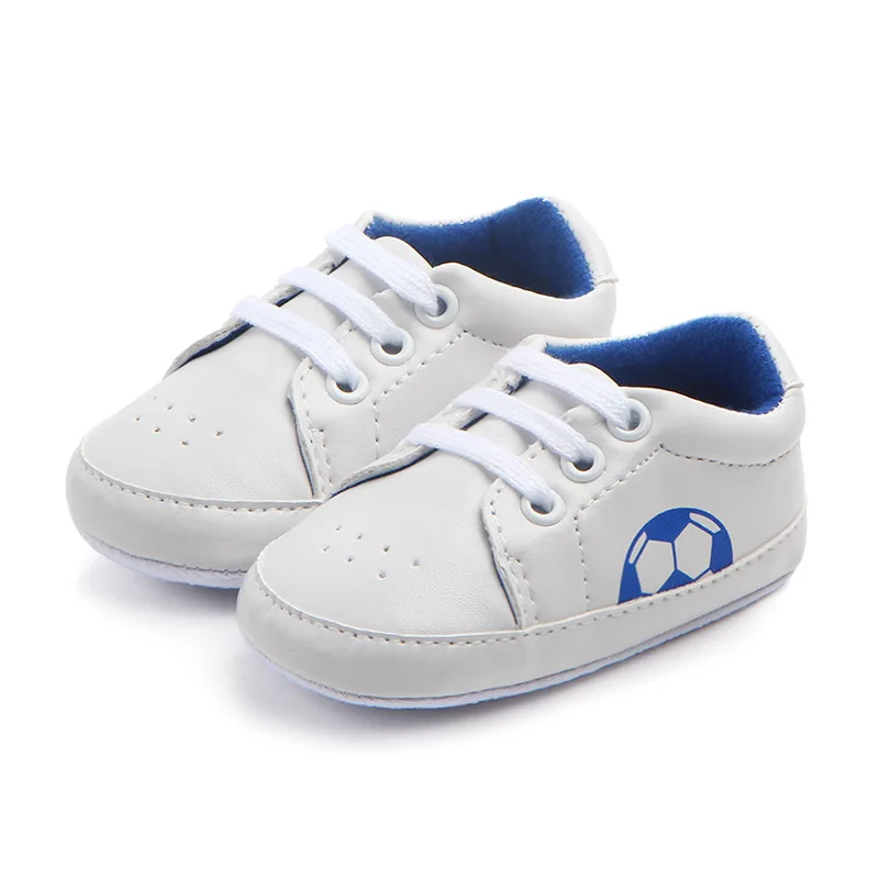 

1 Pair Lytwtw's Baby Shoes Prewalker Boys Toddlers Moccasins First Walkers Newborn Girls Footwear Infant Sneakers Football Sport