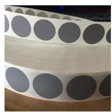 1 POLEGADA Rodada Cor Prata 25mm CÃrculo Raspe Etiqueta Em Branco Para O Código Secreto Capa Jogo Em Casa Casamento(China)