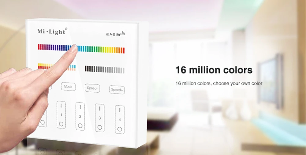 Mi светильник B4 RGB+ CCT сенсорная панель дистанционного управления 2,4G FUT039 RGB/RGBW/RGBWW светодиодный контроллер для светодиодной ленты светильник DC12-24V