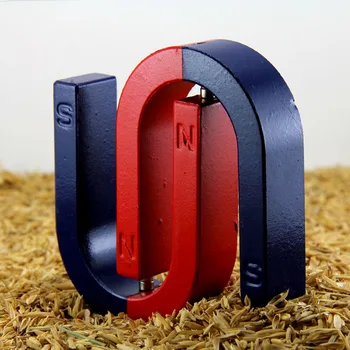 

2pcs Magnet for Education Science Experiment Horseshoe Magnets U teaching