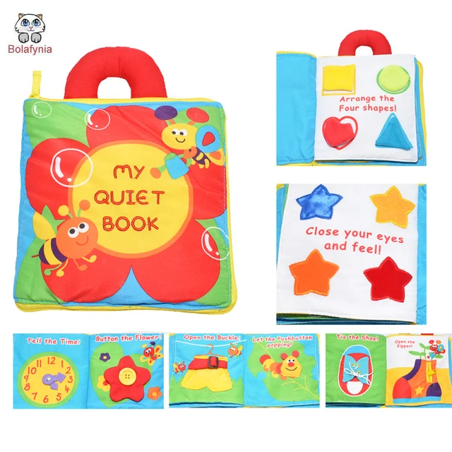 BOLAFYNIA Baby Infant Cloth Book: A Multifunctional and Educational Toy for Children