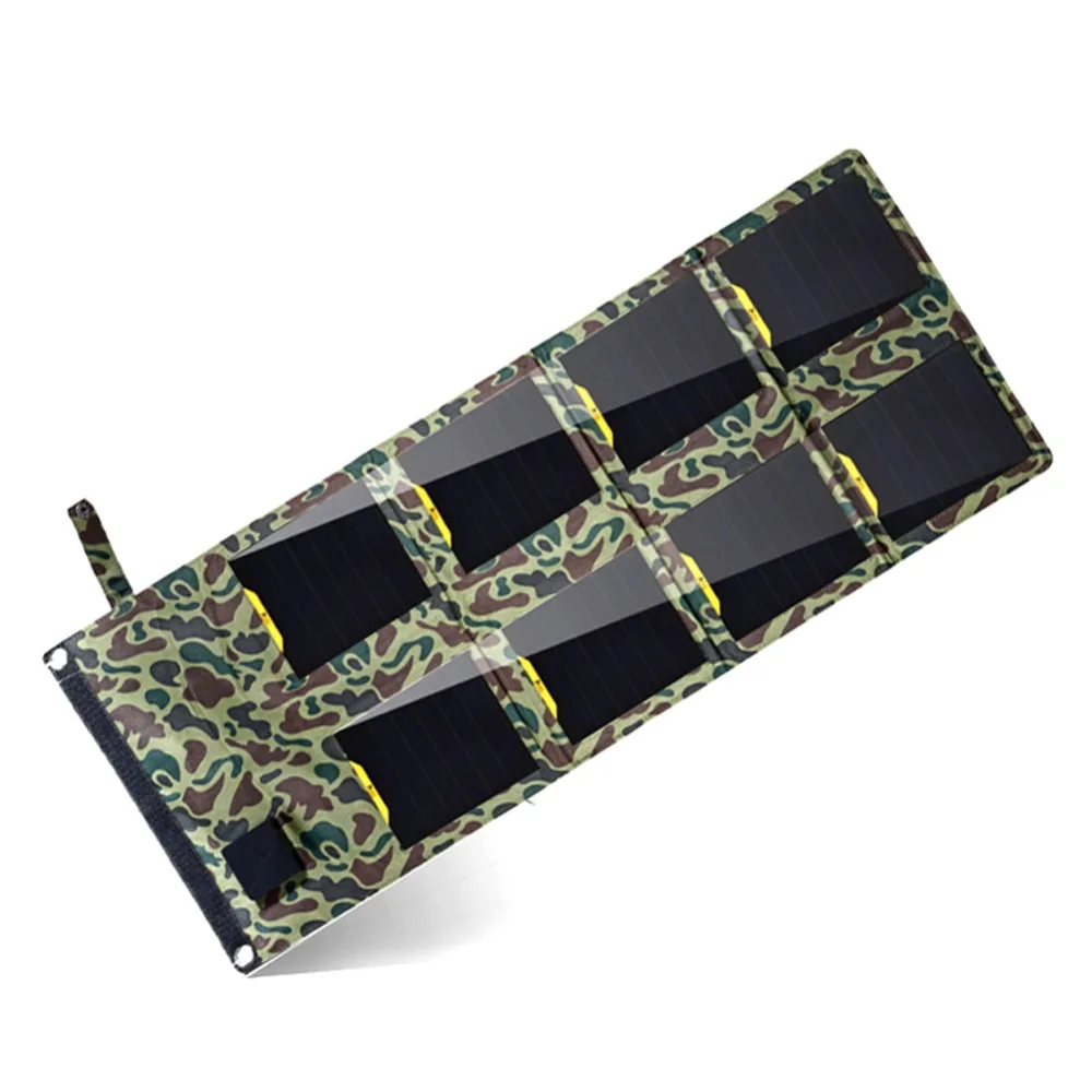 26W 5V Portable Folding Solar Panel Charger Camouflage Solar Outdoor Mobile Power Panels For Cell Phones GPS Digital Camera 7w folding solar panel charger for mobile phone camera more camouflage