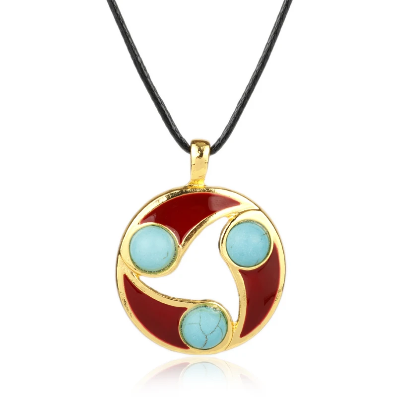 MQCHUN Game Jewelry Dota 2 Talisman of Evasion Pendant Necklace Leather