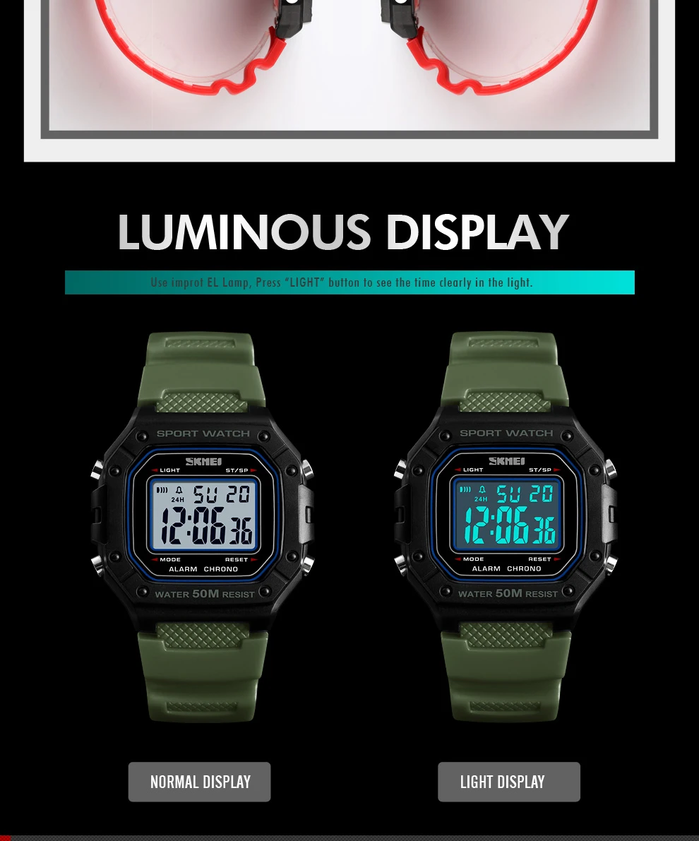 SKMEI мужские наручные часы топ бренда мужские спортивные часы Военные мужские цифровые часы 5 бар водонепроницаемые часы Relogio Masculino 1496