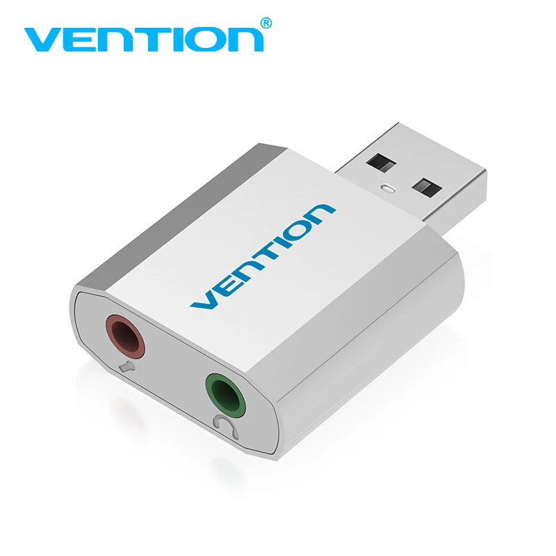 Vention Mini External USB Sound Card USB To 3.5mm headphone Adapter