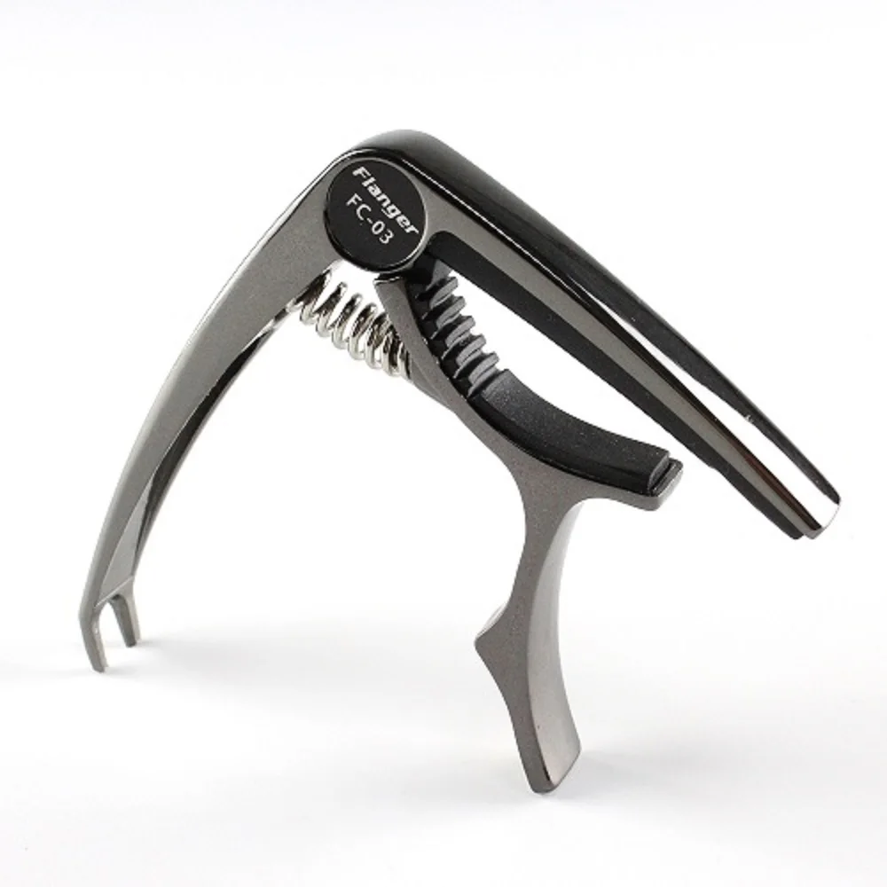 

Guitar Capos Single-handed with Zinc Alloy for Acoustic and Electric Guitars Extra Function As A Guitar String Pin Puller FC-03