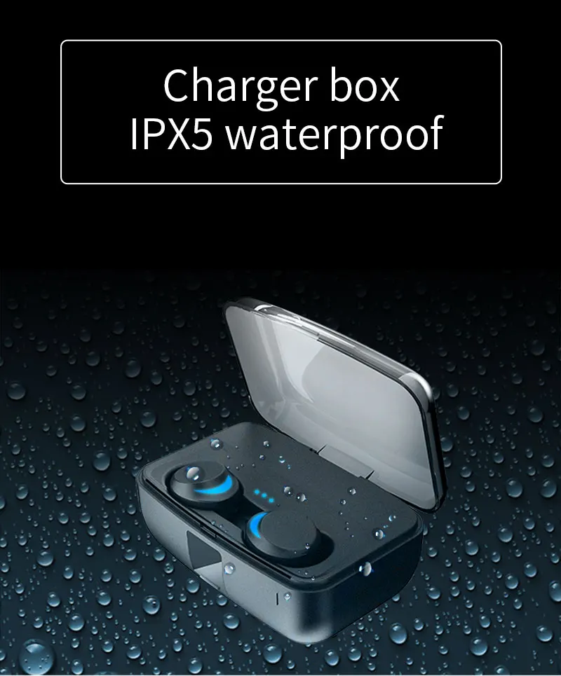 IPX8 водонепроницаемые Близнецы наушники беспроводные bluetooth 5,0 наушники сенсорное управление мини-вкладыши Авто сопряжение гарнитура для ipXs samsung